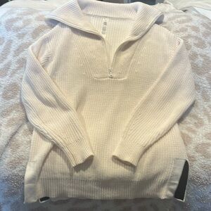 The Loft half zip sweater